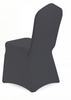 Bankett-Stuhlhussen, elastisch, standard, dunkelgrau
