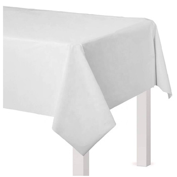 wHITE Tischtuch Tisch 140x220cm