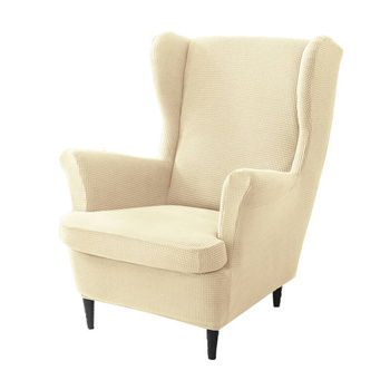 Bezug für Ohrensessel Jacquard CREME ECru