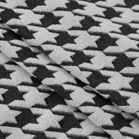 BEZUG für POUF / FUSSSTÜTZE JACQUARD HAHNENTRITT