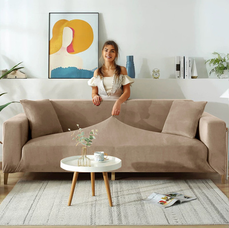 Sofa, 4-sitzer-Sofa, 235-300 cm lang CAPPUCCINO