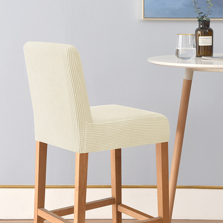 Der Bezug für Barhocker, Jacquard, cr?me