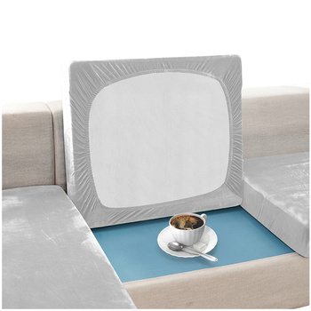 Sofa sitzkissenbezug, Velours, Hellgrau