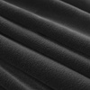 STUHLHUSSE für GROSSE SKANDINAVISCHE SCHALESTÜHLE VELOURS SCHWARZ