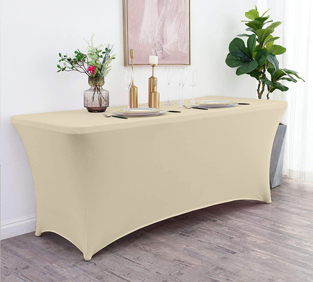 BANKETTTISCHHUSSE 180x76 cm – BEIGE