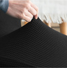 Bezug für ein Sofa, 2-Sitzer Sofa, Länge 145-185 cm, jacquard, schwarz