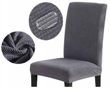 Jacquard-Stuhlbezug DUNKELGRAU