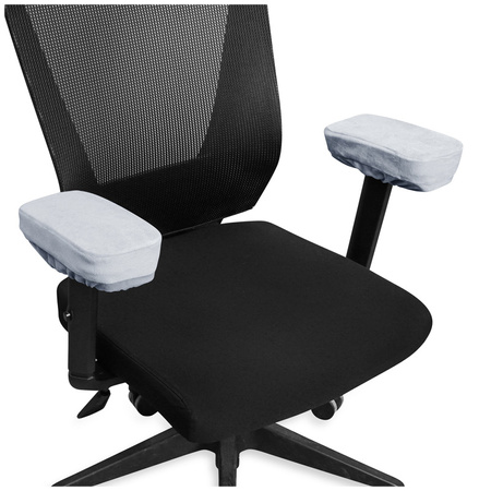 ARMLEHNEN-BEZUG mit SCHAUMSTOFF — hellgrau