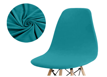 Dicker, Glatter bezug Für Skandinavischen Stuhl TÜRKIS