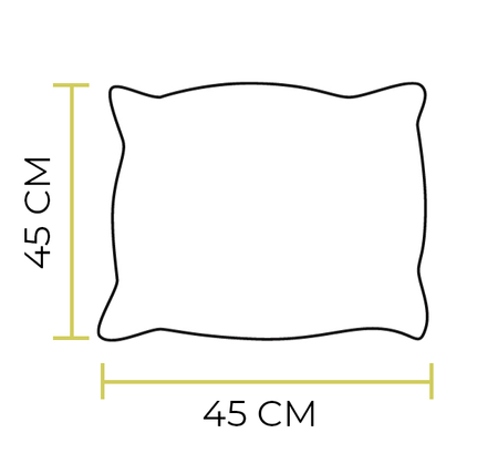 KISSENBEZUG Elegantes, gelbes Design mit dem Schriftzug "Happy Easter"
